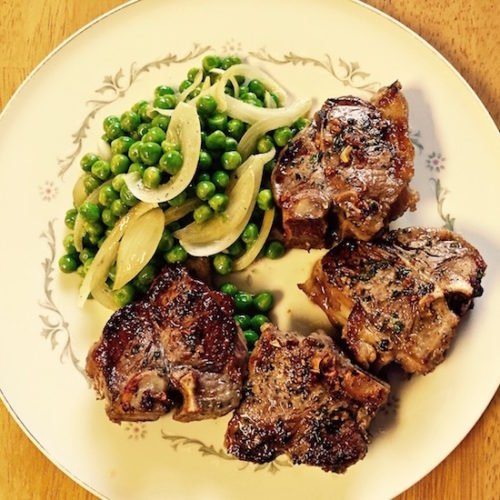 Grilled Lamb Chops with Rosemary and Mint - Poppop Cooks