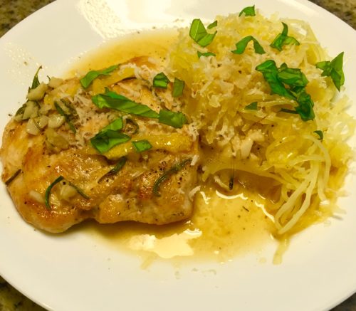 Italian Sautéed Chicken with Lemon and Rosemary