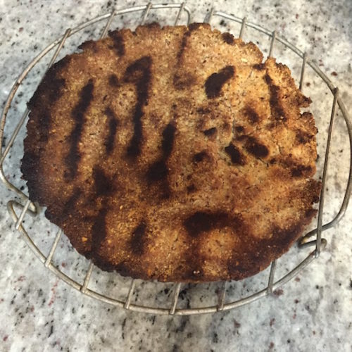 Gluten Free Flatbread from Yogurt and Almond Flour