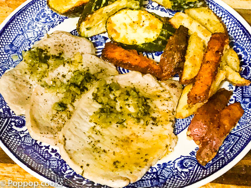 Simple Scallopini Dinner – Quick and Easy- 23 Minutes – Gluten Free