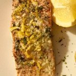 Lemon Zested Baked Salmon poppopcooks.com