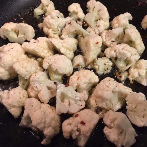 Sauteed Cauliflower and Broccoli2