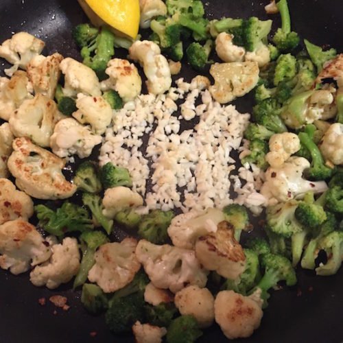 Sauteed Cauliflower and Broccoli poppopcooks.com