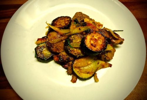 One Skillet Pork Tenderloin and Veggies