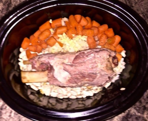 Crock Pot Ham Bone Bean Soup3