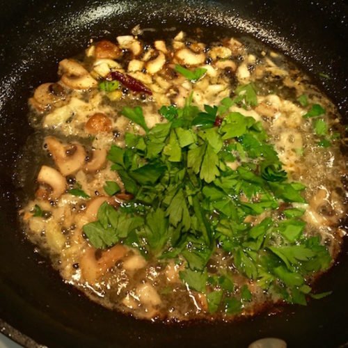 Lemon Chicken with Mushrooms and Parsley3 poppopcooks.com