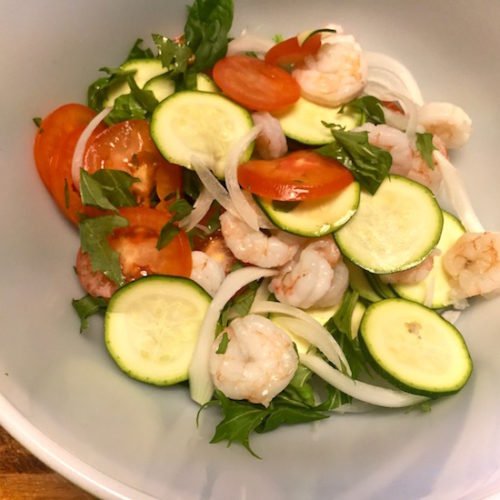 Shrimp Tossed Salad4 poppopcooks.com