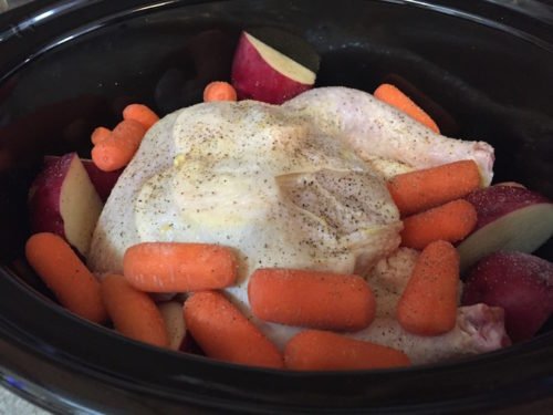 Slow Cooker Roast Chicken1 poppopcooks.com