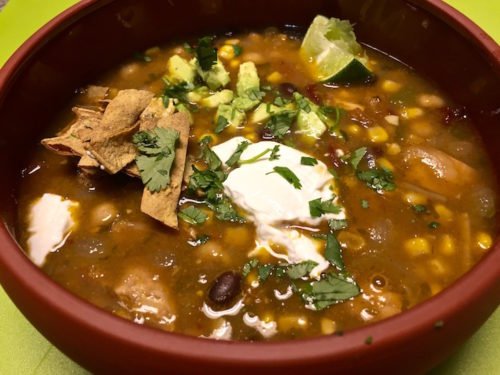 Chicken Tortilla Soup poppopcooks.com