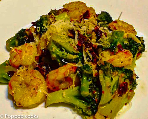 Garlic Shrimpwith Broccoli