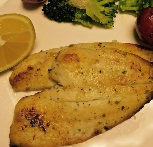 Oven Baked Flounder poppopcooks.com