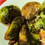 Caramelized Baconized Brussel Sprouts poppopcooks.com