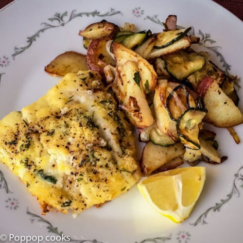 Lemon Zested Baked Cod Fillets-7-poppopcooks.com