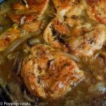 Chicken Sauteed in White Wine with Mushrooms-7-poppopcooks.com