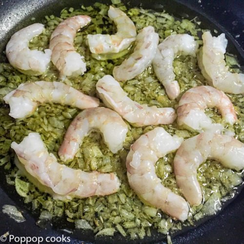 Shrimp Peas Pasta-3-poppopcooks.com