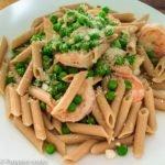 Shrimp Peas Pasta-7-poppopcooks.com