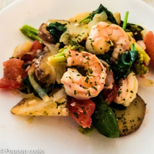 One Pan Shrimp and Veggies-8-poppopcooks.com