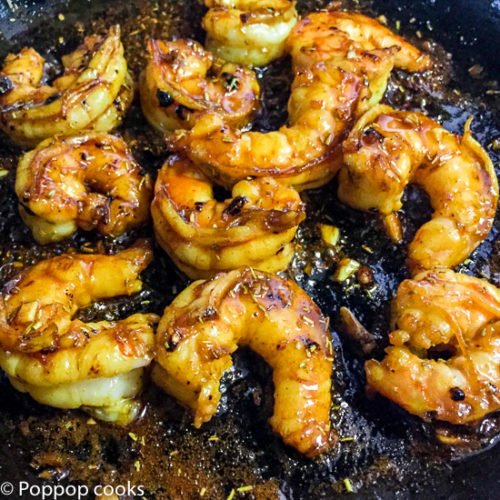 Honey Soy Sauce Shrimp-3-poppopcooks.com