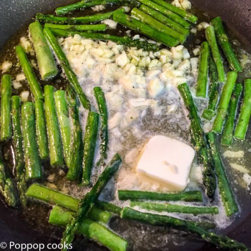 Asparagus Linguine-2-poppopcooks.com