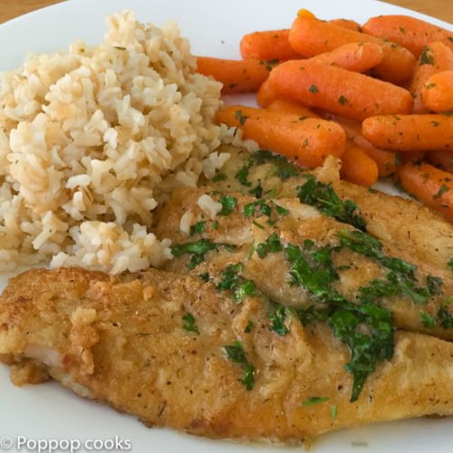 Filet of Sole - Simple - Delicious - Twenty Minutes - Poppop Cooks