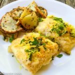 Baked Cod Filets with Lemon and Mint-4-poppopcooks.com