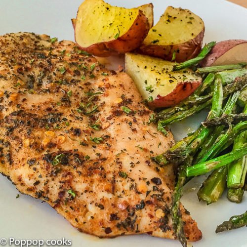 Sheet Pan Chicken Dinner - Poppop Cooks