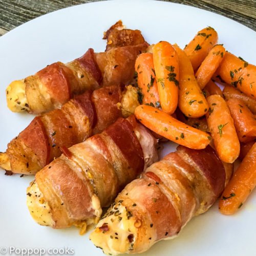 Bacon Wrapped Chicken Tenders-5-poppopcooks.com