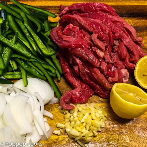 Beef Fajitas-2-poppopcooks.com