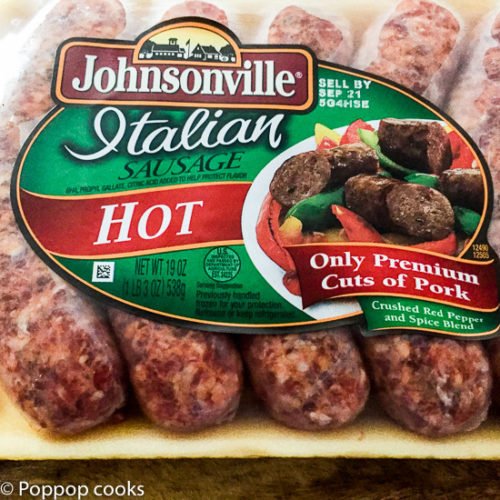 Quick Easy Italian Sausage Dinner-5-poppopcooks.com