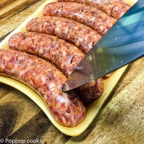 Quick Easy Italian Sausage Dinner-6-poppopcooks.com