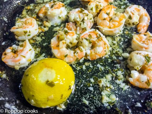 Sauteed Shrimp with Lemon Garlic and Butter-3-poppopcooks.com