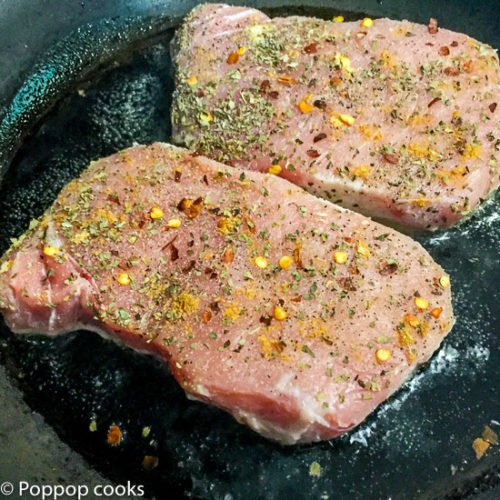 Spicy Pork Chops-4-poppopcooks.com