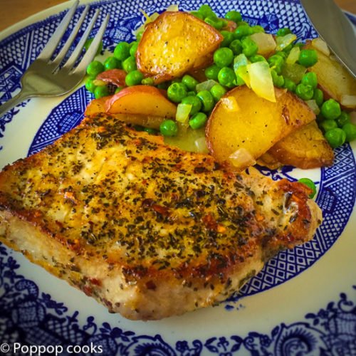 Quick Pork Chop Dinner 25 Minutes Poppop Cooks 