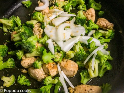 Chicken Rice and Broccoli-3-poppopcooks.com