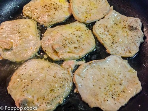 Pork Filets Topped with Apple Slices and Brown Sugar-3-poppopcooks.com