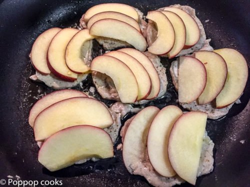 Pork Filets Topped with Apple Slices and Brown Sugar-4-poppopcooks.com