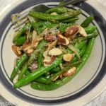 String Beans and Sliced Almonds-2-poppopcooks.com