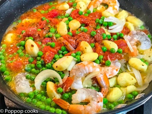 One Pot Shrimp Dinner-4-poppopcooks.com