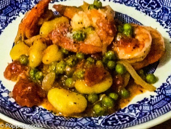 One Pot Shrimp Dinner-7-poppopcooks.com-20 minutes-quick and easy