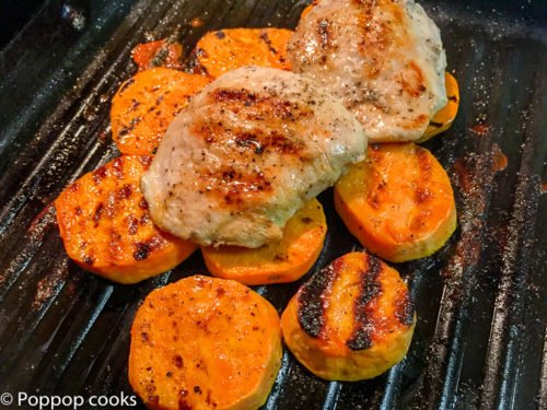 Quick Easy Grilled Chicken Dinner-3-poppopcooks.com