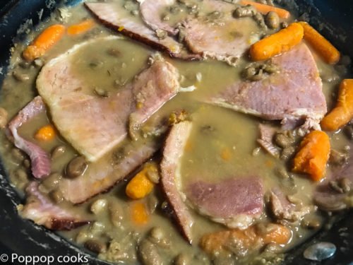 Leftove Christmas Ham-2-poppopcooks.com-gluten free-one pot-one pan-quick and easy