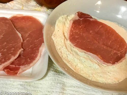 Pork Scallopini-3-poppopcooks.com-pork chops-quick and easy-Italian-25 minutes