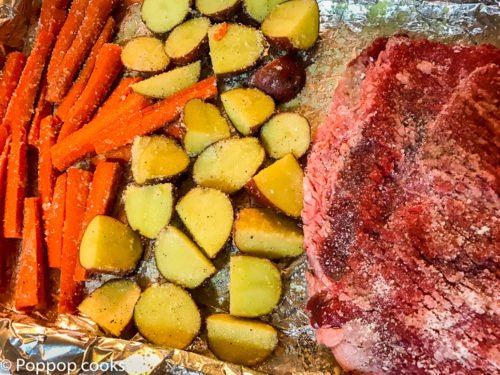 Skirt Steak Dinner-2-poppopcooks.com-one pan-gluten free