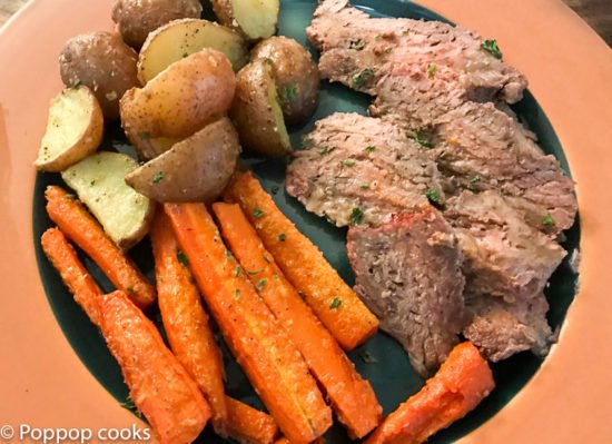 Skirt Steak Dinner-3-poppopcooks.com-One Pan