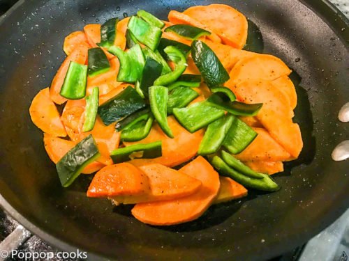 Parmesan Chicken Thighs with Sweet Potato Fries-4-poppopcooks.com-Chicken thigh recipes-quick and easy recipes