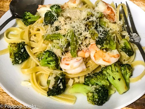 Garlic Shrimp and Broccoli-4-poppopcooks.com-quick and easy recipes-shrimp recipes-quick and easy shrimp recipes