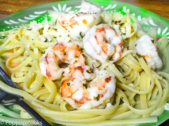 Shrimp Scampi-5-poppopcooks.com-quick and easy recipes-shrimp recipes-Italian recipes