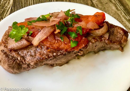 New York Strip Steak-poppopcooks.com-steak-New York steak-Sirloin steak-steak recipes-strip steak