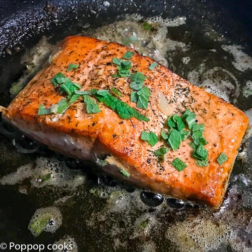 lemon mint salmon-3-poppopcooks.com-seafood-salmon recipe