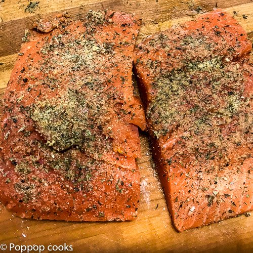 Simple Salmon Weeknight Dinner-2-poppopcooks.com-Quick and Easy-seafood